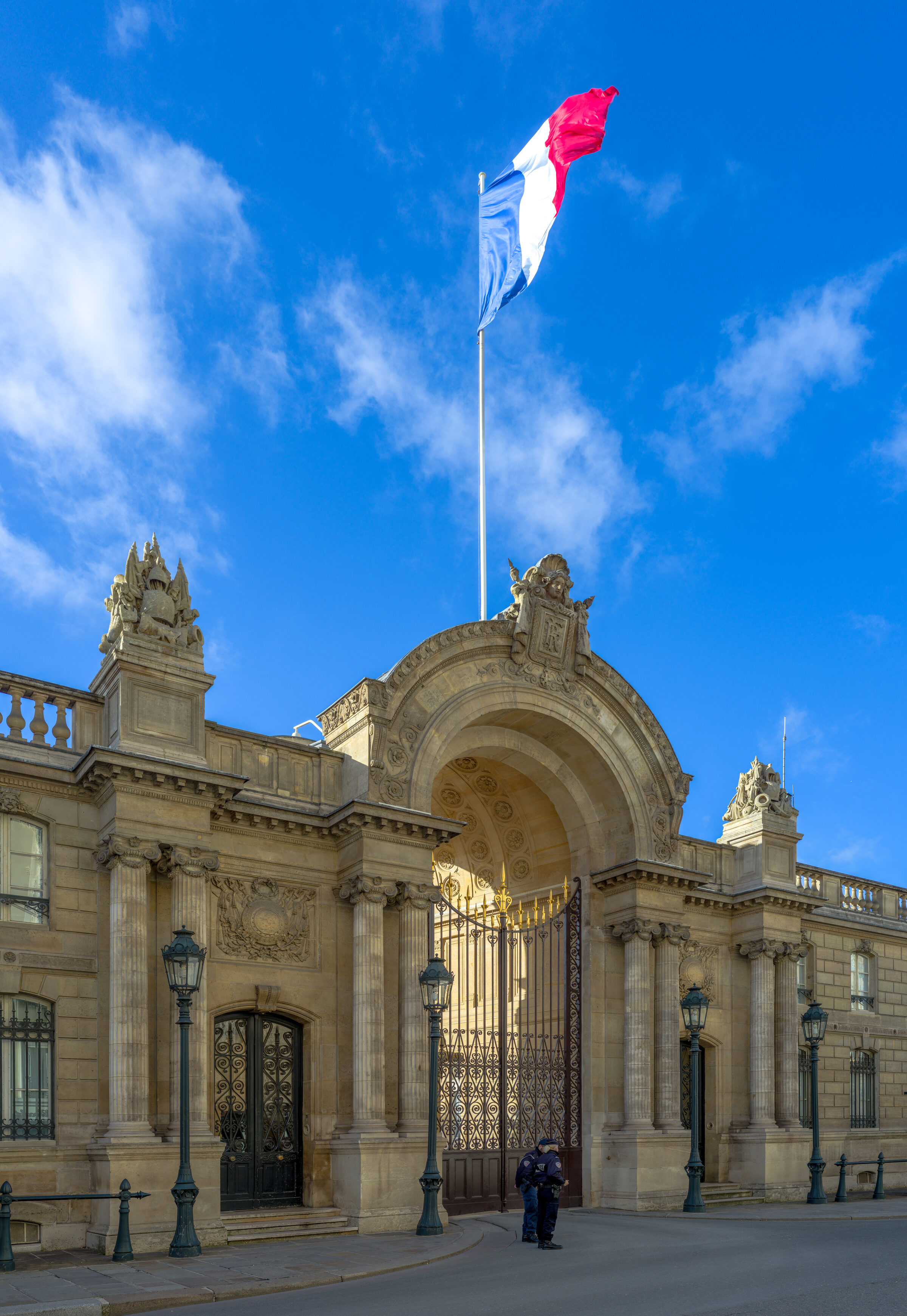 Façade du Palais de l'Élysée